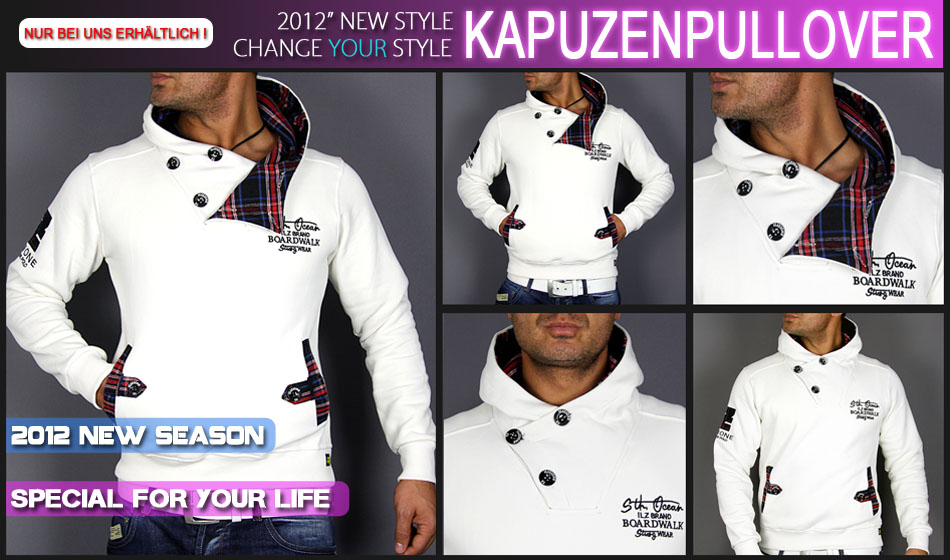 2012 NEW SEASON HOODIE SWEATSHIRT HERREN KARO KAPUZEN PULLOVER